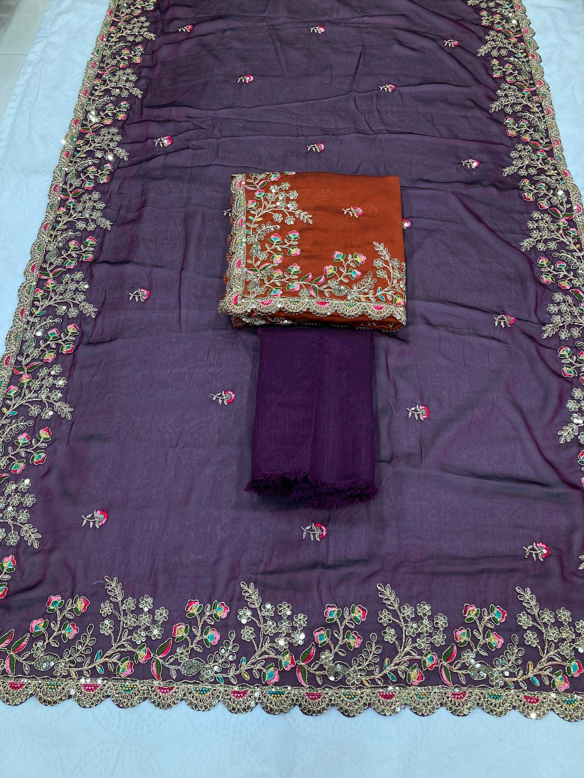 Rangoli Silk Embroidered Sarees